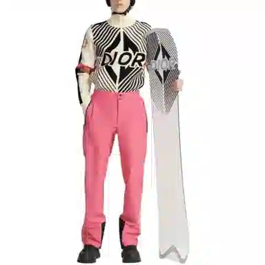 DIOR FW23 Logo Knit Sweater White