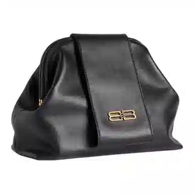 Balenciaga Medium Leather Tote Black Gold Hardware