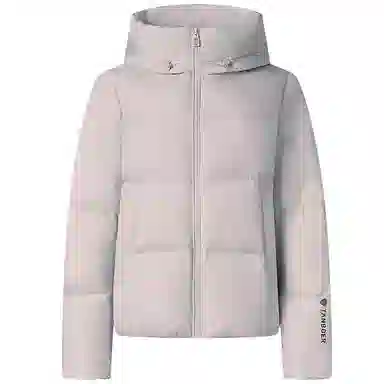 坦博尔 时尚百搭潮流纯色长袖通勤面包羽绒服 女款