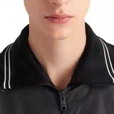 Prada Slim Fit Zip Jacket Black