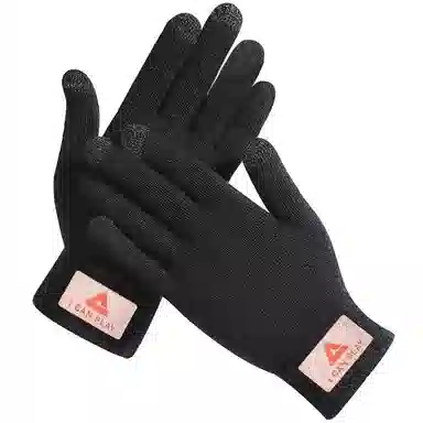 【掌心防滑】 匹克 柔软舒适休闲百搭秋冬防风御寒保暖针织手指套 腈纶 绒线手套 男女同款情侣款