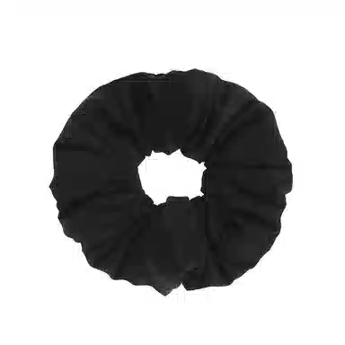 如花梦 芭蕾风褶皱缎面大肠发圈 高级感纯色真丝枕头布艺发饰 日常百搭丸子头扎发头绳 女款