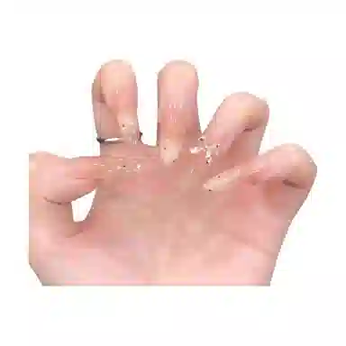 柚予颜 手工穿戴波点蝴蝶气质显白法式冰透芭乐猫眼高级美甲  长款裸色渐变 纯欲