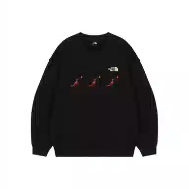The North Face Flame Pixel Crewneck Sweatshirt Black