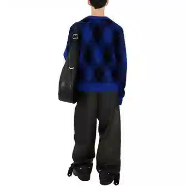 Burberry Argyle Wool Sweater