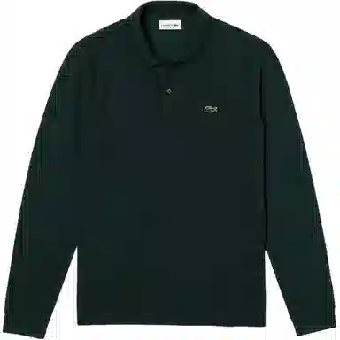Lacoste Logo Patch Long Sleeve Polo