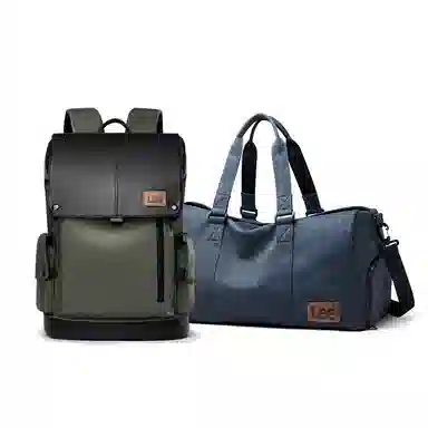 Lee Denim Blue Gym Bag