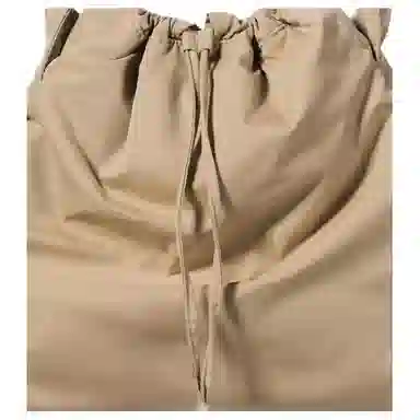 UNIQLO Adjustable Strap Drawstring Shoulder Bag Beige