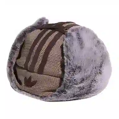 adidas Plaid Cotton Hat Brown
