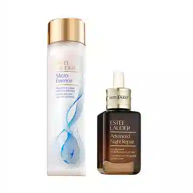 雅诗兰黛 特润小棕瓶新版原生液 护肤套装 保湿滋润收缩毛孔 两件套