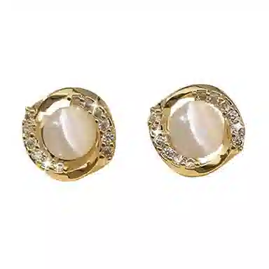 【S925银针|养耳洞】 极昼 轻奢闪耀镶钻简约个性高级感设计 气质优雅高颜值时尚百搭 睡觉免摘防过敏耳饰 锆石 耳钉 男女同款情侣款