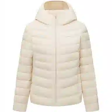 坦博尔 轻薄短款连帽通勤羽绒服 女款