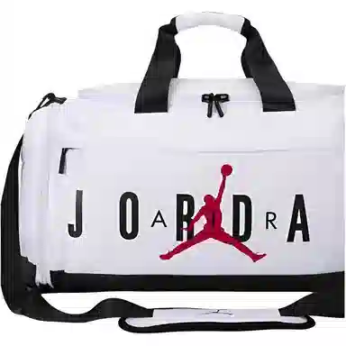 Jordan Simple Large Capacity Shoulder Travel Bag White