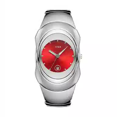 HNK Quartz Stainless Steel White Dial