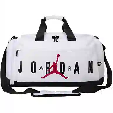 Jordan Simple Large Capacity Shoulder Travel Bag White