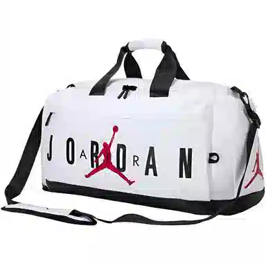 Jordan Simple Large Capacity Shoulder Travel Bag White
