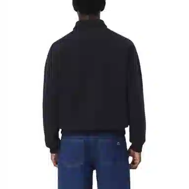 Lacoste SS25 Logo Pullover Hoodie Blue