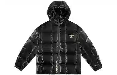 Boy London FW22 Logo Zip Puffer Jacket Black