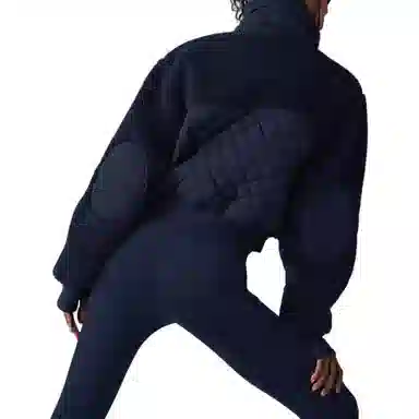 Alo Yoga Sherpa Edge Bomber Ivory