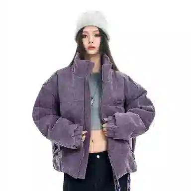 The Simpsons Waffle Texture Down Jacket