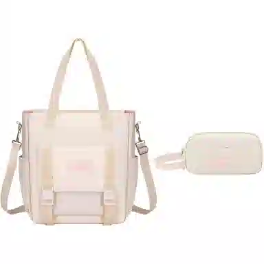 芭菲尼 多功能拼色简约休闲 牛津布 手提单肩斜挎包 儿童款 多色