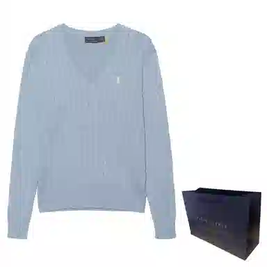 Polo Ralph Lauren V-Neck Sweater Misty Blue