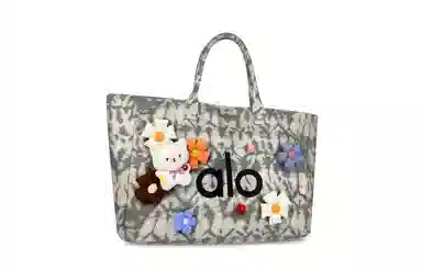 alo yoga Denim Star Tote Bag