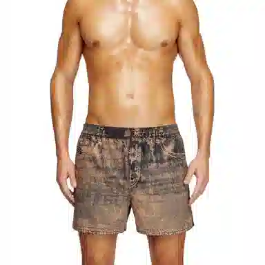 DIESEL Swim Shorts Brown