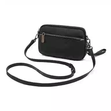 老人头 休闲通勤菱格高级感百搭经典 头层牛皮 单肩斜挎包 常规 女款 黑色/白色/卡其色