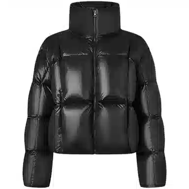 坦博尔 鹅绒肯豆风保暖通勤面包服羽绒服 女款