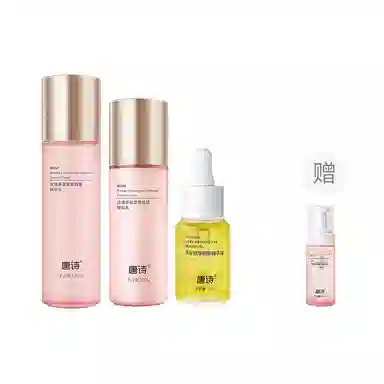 唐诗 玫瑰多肽紧致抗皱精华水乳护肤套装面部提拉抗初老 保湿