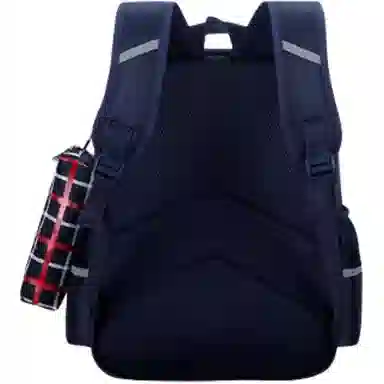 芭菲尼 开学季高颜值多隔层书包年级英伦风护脊减压双肩背包耐磨包包 牛津布 双肩包 儿童款 蓝色/粉色