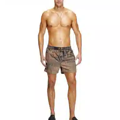 DIESEL Swim Shorts Brown