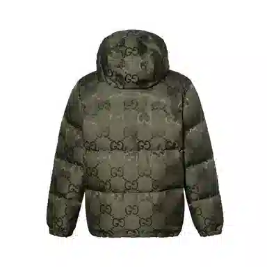 Gucci FW22 Logo Zip Hoodie Jacket Green