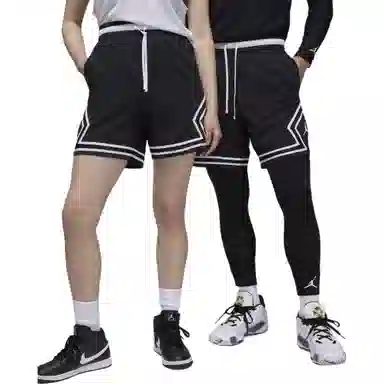 Jordan Striped Casual Shorts Black