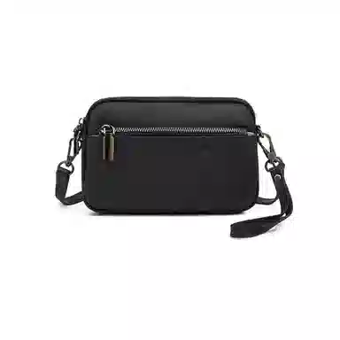 老人头 休闲通勤菱格高级感百搭经典 头层牛皮 单肩斜挎包 常规 女款 黑色/白色/卡其色