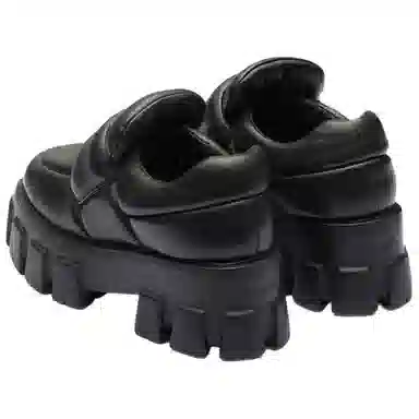 Prada Platform Loafers Black