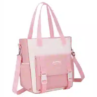 芭菲尼 多功能拼色简约休闲 牛津布 手提单肩斜挎包 儿童款 多色