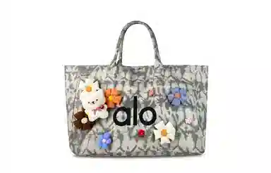 alo yoga Denim Star Tote Bag