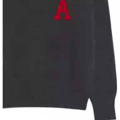 AMIPARIS Logo Wool Sweater Deep Grey