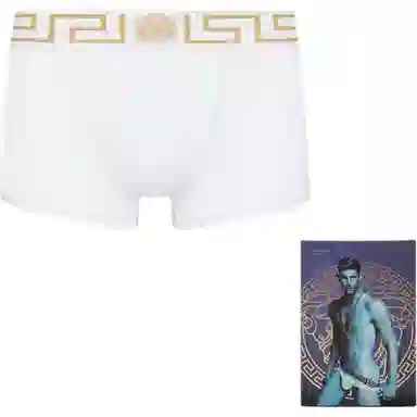 Versace Medusa Logo Boxer Briefs White