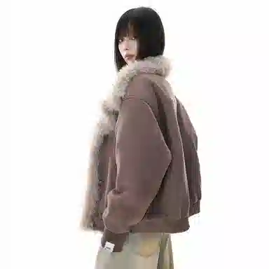 【dme】 潮流复古美式座山雕设计感加厚保暖外套高街休闲棉衣时尚冬款无性别主义中性棉服 男女同款