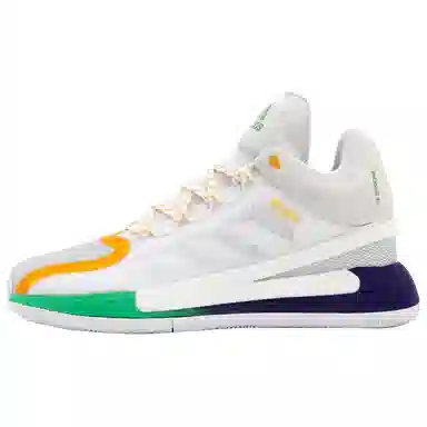 adidas D Rose 11 White Yellow Green