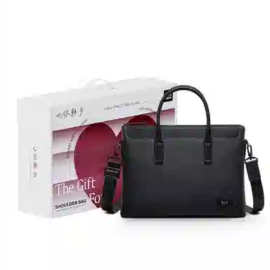 HLA Business Leather Briefcase