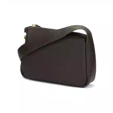 Tory Burch Romy Small Shoulder Bag Dark Brown