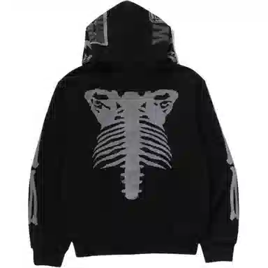A Bathing Ape Shark Skeleton Hoodie FW25