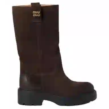 Miu Miu Suede Ankle Boots