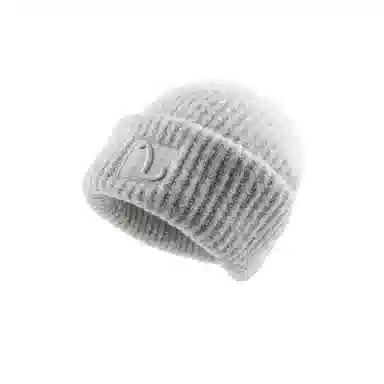 恩僾德 大头围款保暖堆堆冷帽小众百搭高颜值显脸小针织护耳帽 聚酯纤维 绒线帽 男女同款情侣款