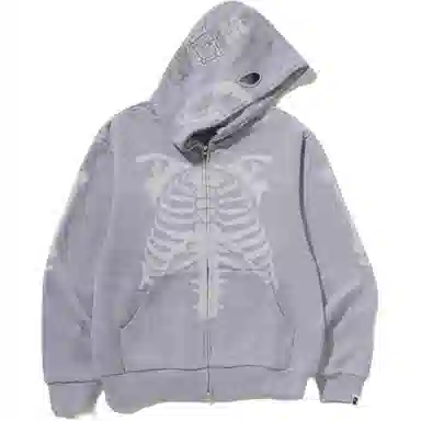 A Bathing Ape Shark Skeleton Hoodie FW25
