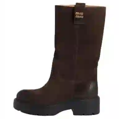 Miu Miu Suede Ankle Boots